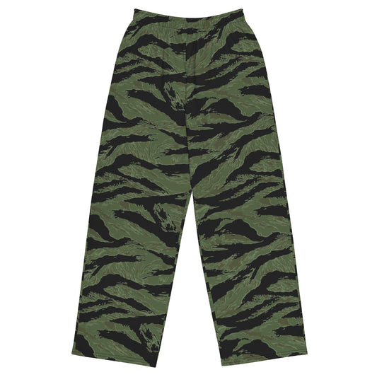 South Vietnamese ARVN Tiger Stripe CAMO unisex wide-leg pants - 2XS - Wide-leg Pants