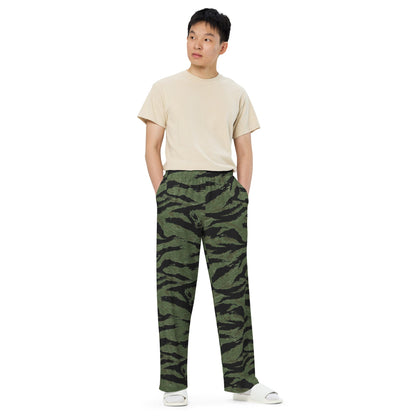 South Vietnamese ARVN Tiger Stripe CAMO unisex wide-leg pants - Wide-leg Pants