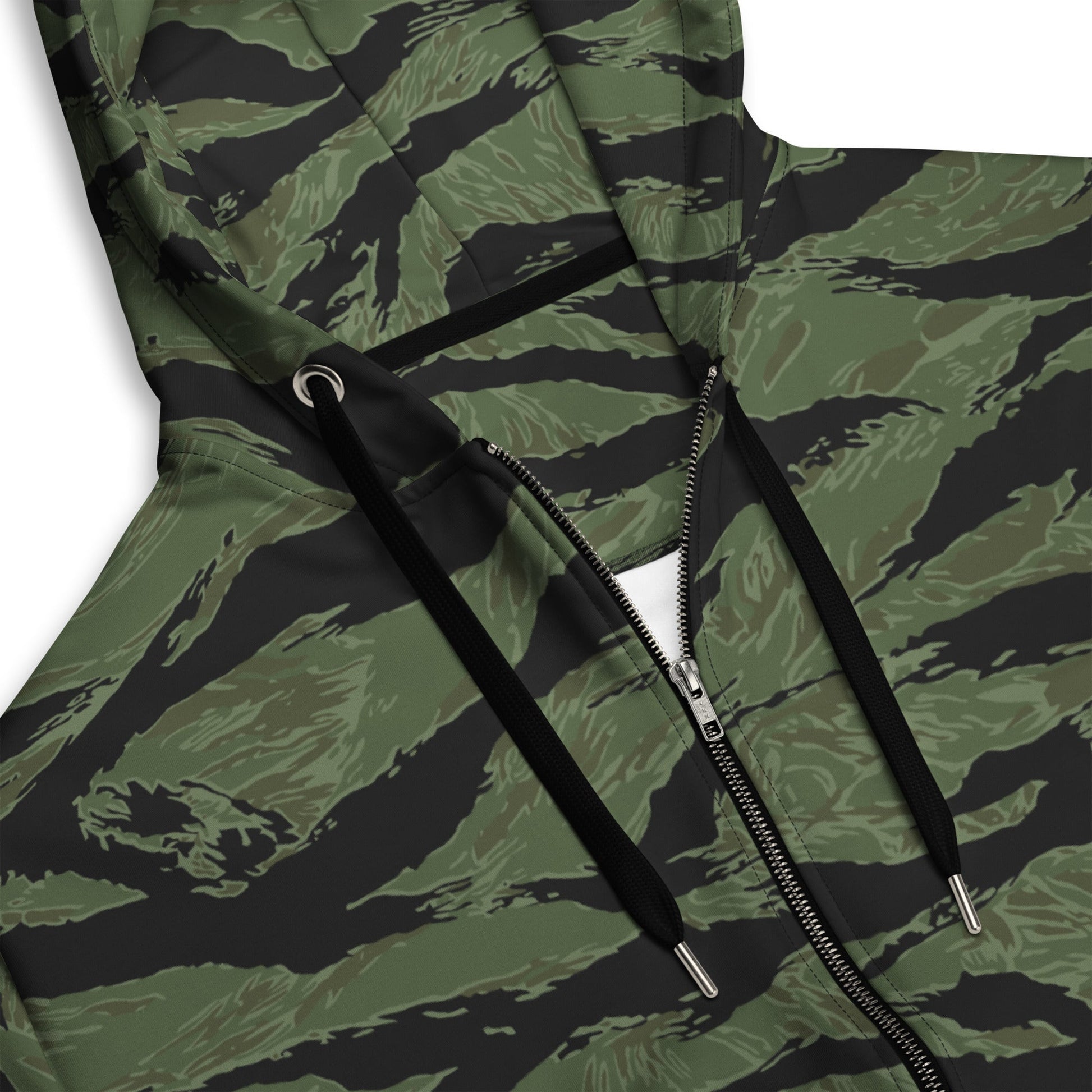 South Vietnamese ARVN Tiger Stripe CAMO Unisex Zip Hoodie