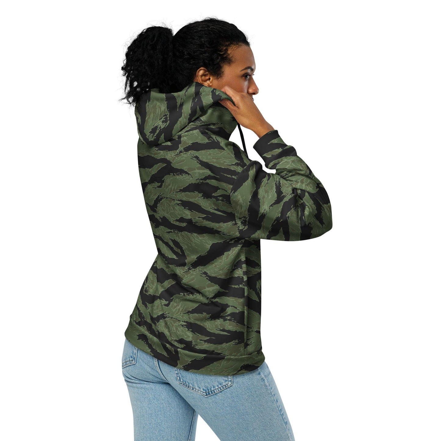 South Vietnamese ARVN Tiger Stripe CAMO Unisex Zip Hoodie