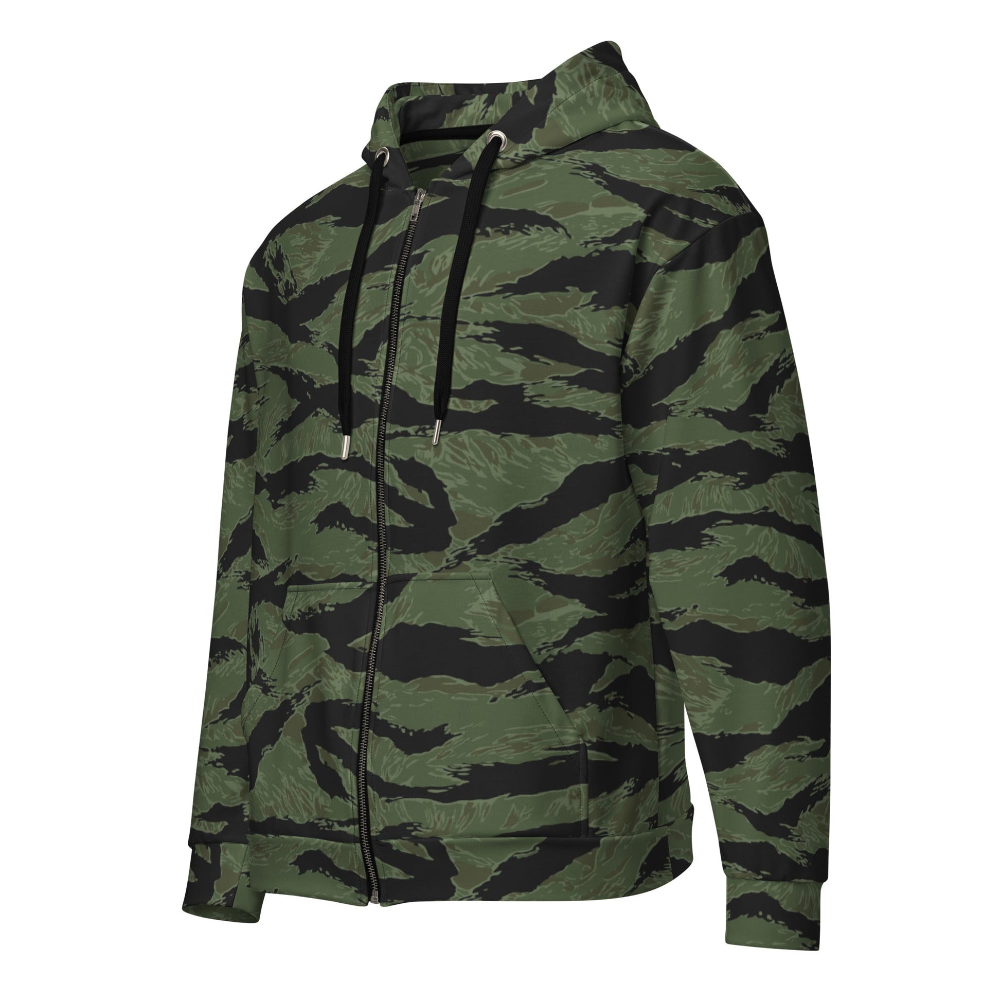 South Vietnamese ARVN Tiger Stripe CAMO Unisex Zip Hoodie