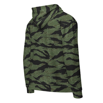 South Vietnamese ARVN Tiger Stripe CAMO Unisex Zip Hoodie