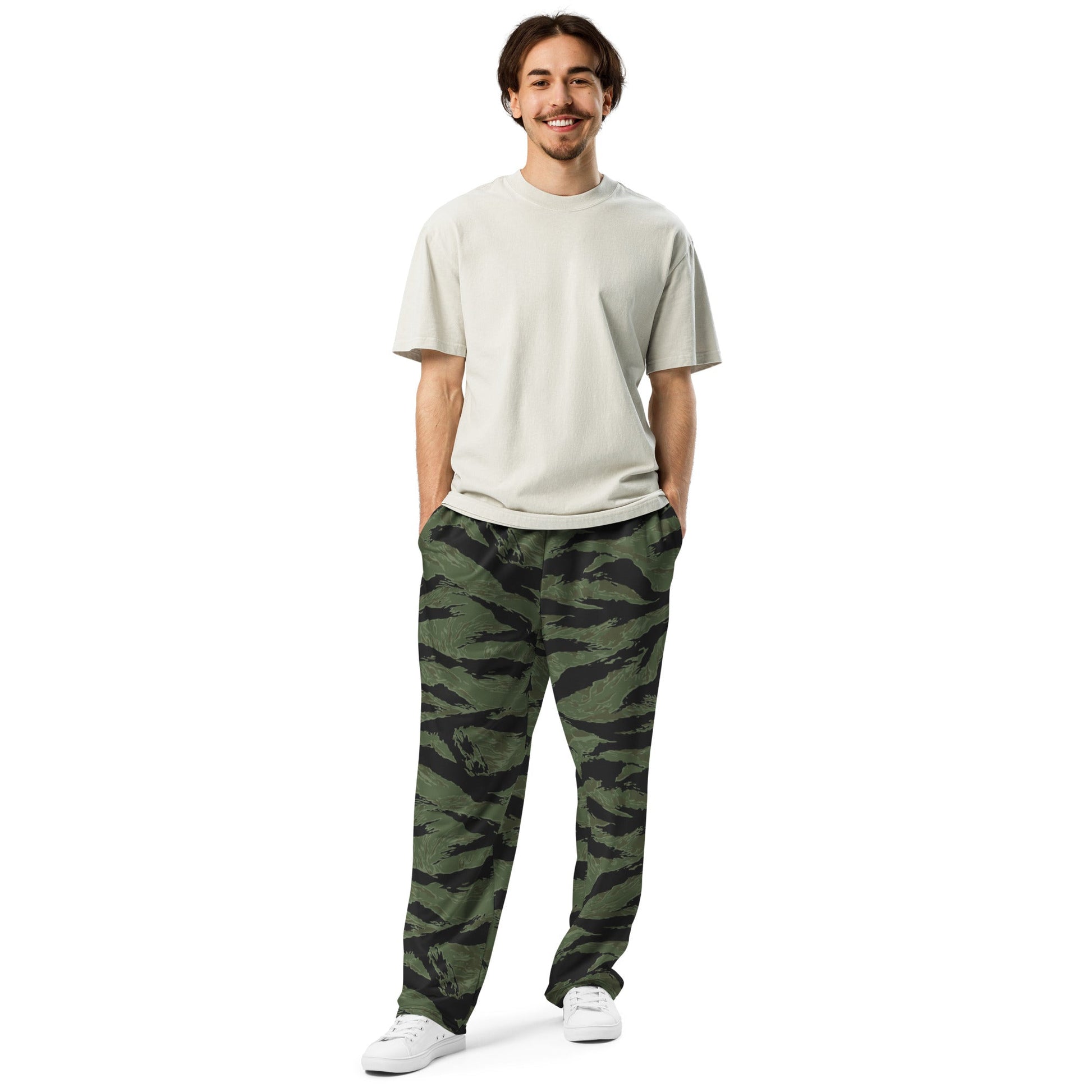 South Vietnamese ARVN Tiger Stripe CAMO Wide-leg joggers - Joggers