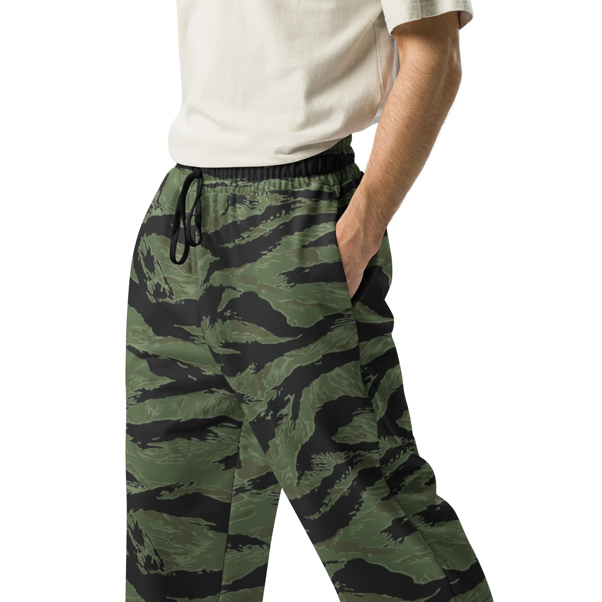 South Vietnamese ARVN Tiger Stripe CAMO Wide-leg joggers - Joggers