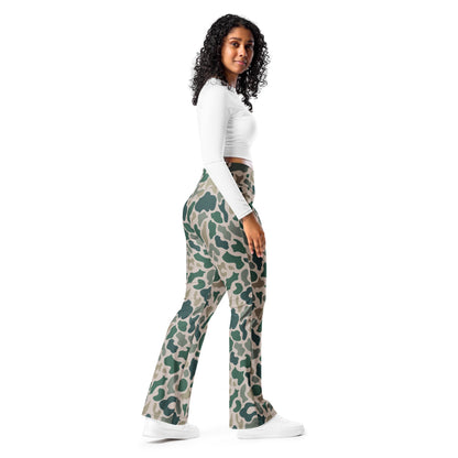 South Vietnamese Beo Gam (Duck Hunter) CAMO Flare leggings - Womens Leggings