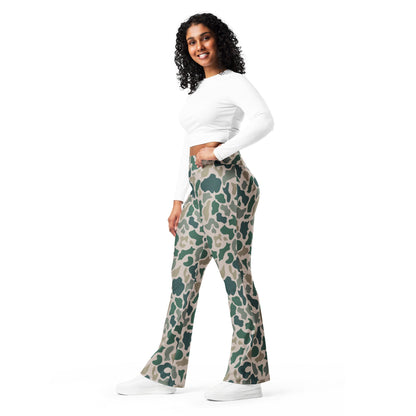 South Vietnamese Beo Gam (Duck Hunter) CAMO Flare leggings - Womens Leggings