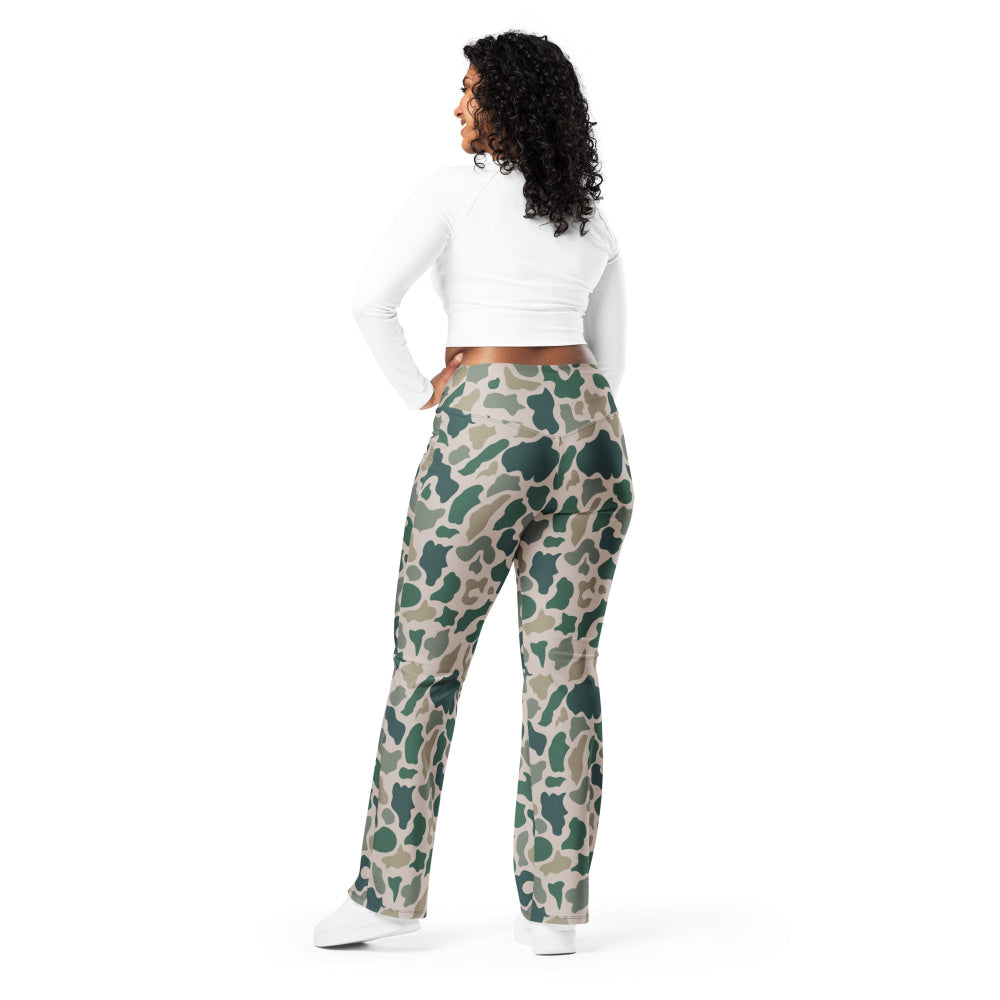 South Vietnamese Beo Gam (Duck Hunter) CAMO Flare leggings - Womens Leggings