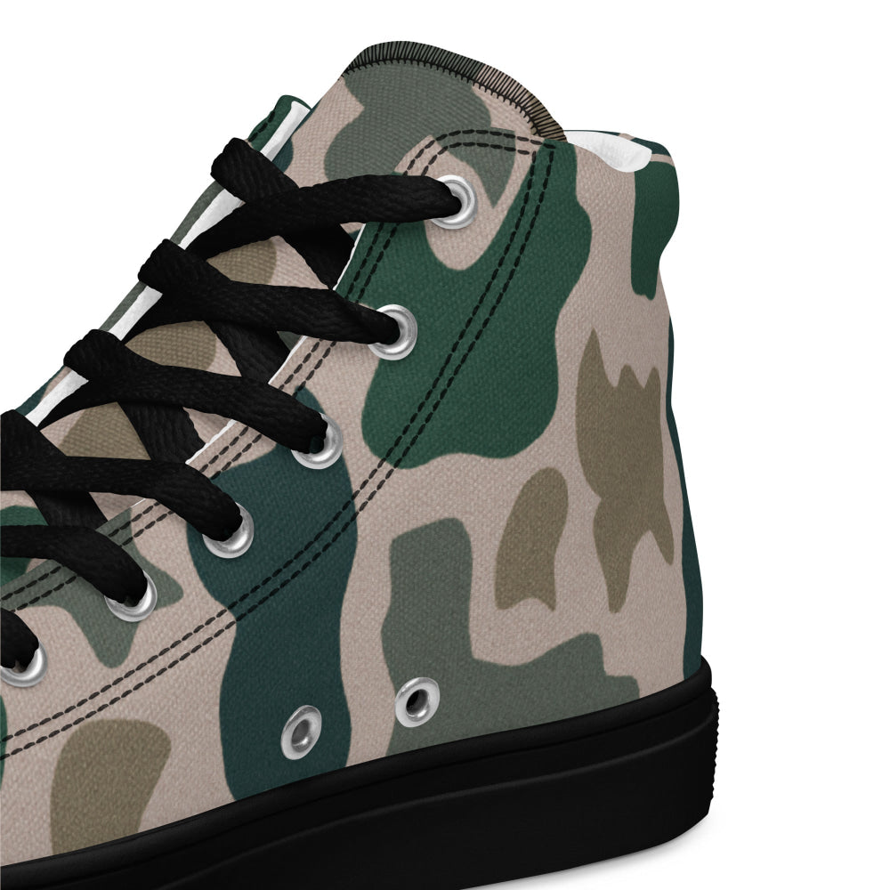 South Vietnamese Beo Gam (Duck Hunter) CAMO Men’s high top canvas shoes - Mens High Top Canvas Shoes