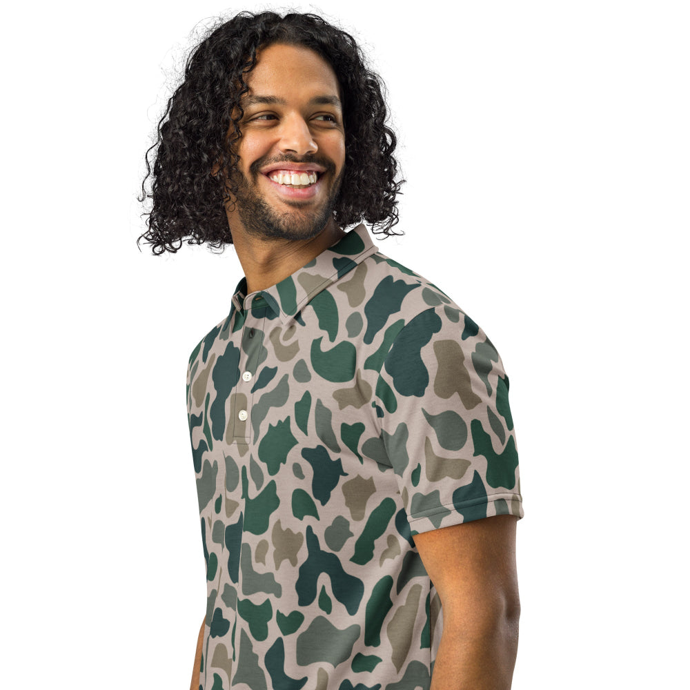 South Vietnamese Beo Gam (Duck Hunter) CAMO Men’s slim fit polo - Mens Slim Fit Polo