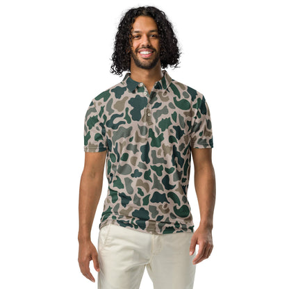 South Vietnamese Beo Gam (Duck Hunter) CAMO Men’s slim fit polo - Mens Slim Fit Polo