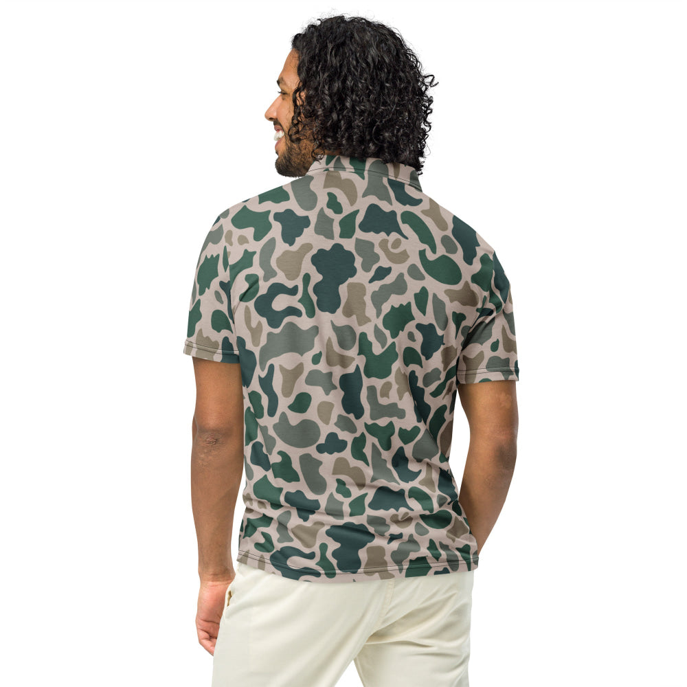 South Vietnamese Beo Gam (Duck Hunter) CAMO Men’s slim fit polo - Mens Slim Fit Polo