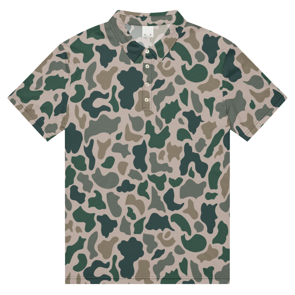 South Vietnamese Beo Gam (Duck Hunter) CAMO Men’s slim fit polo - XS - Mens Slim Fit Polo