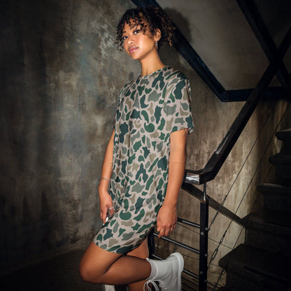 South Vietnamese Beo Gam (Duck Hunter) CAMO T-shirt dress - 2XS - Womens T-Shirt Dress