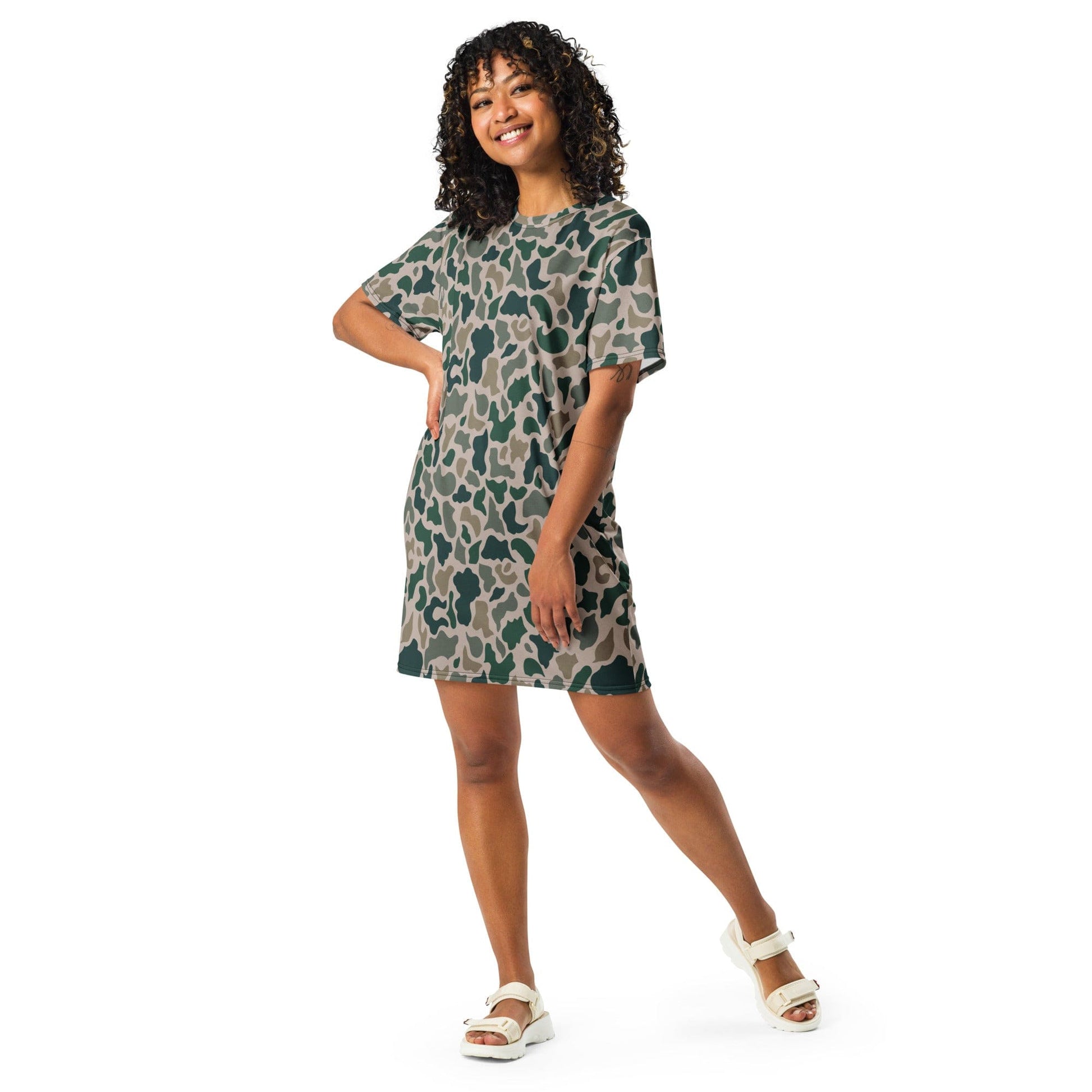 South Vietnamese Beo Gam (Duck Hunter) CAMO T-shirt dress - Womens T-Shirt Dress