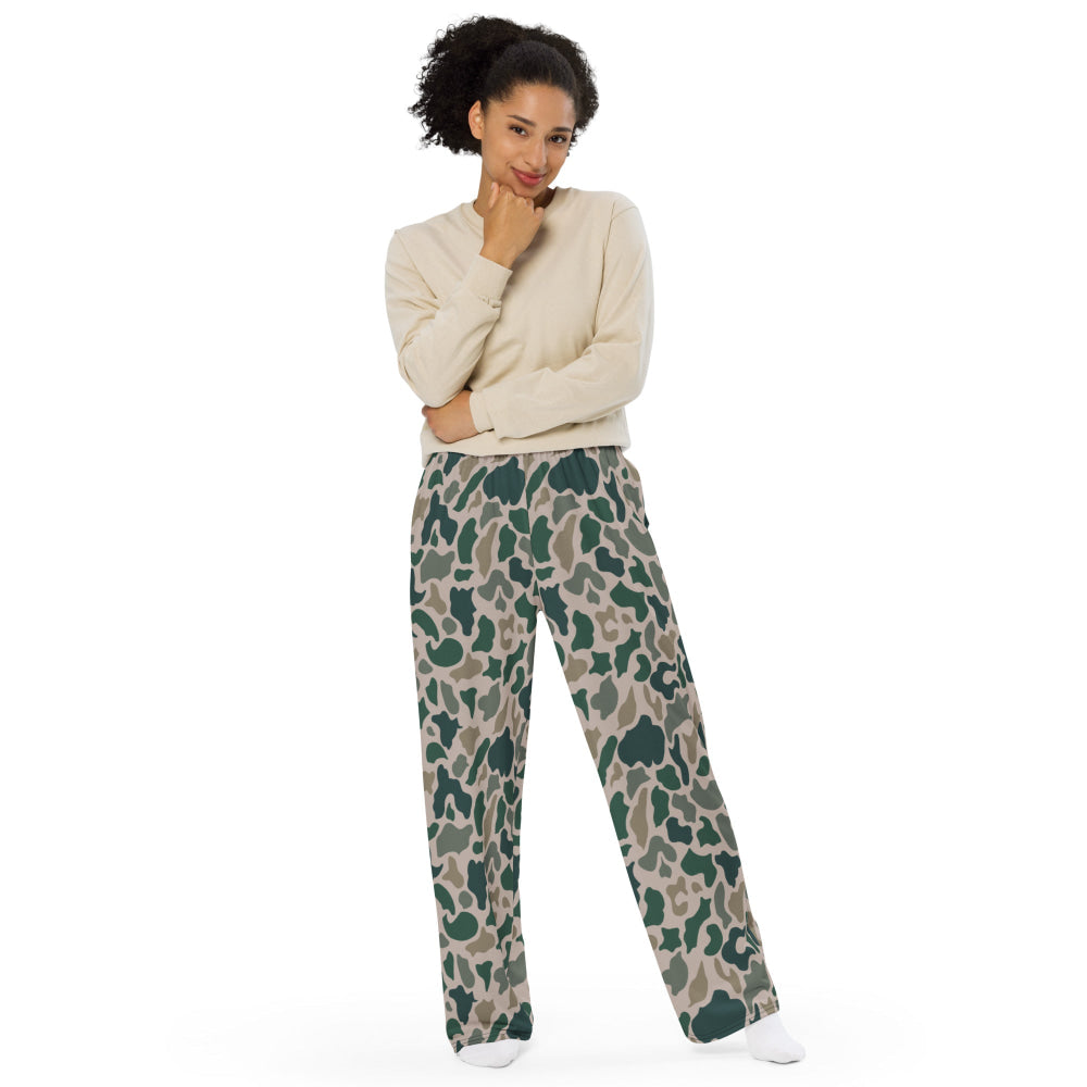 South Vietnamese Beo Gam (Duck Hunter) CAMO unisex wide-leg pants - Unisex Wide-Leg Pants