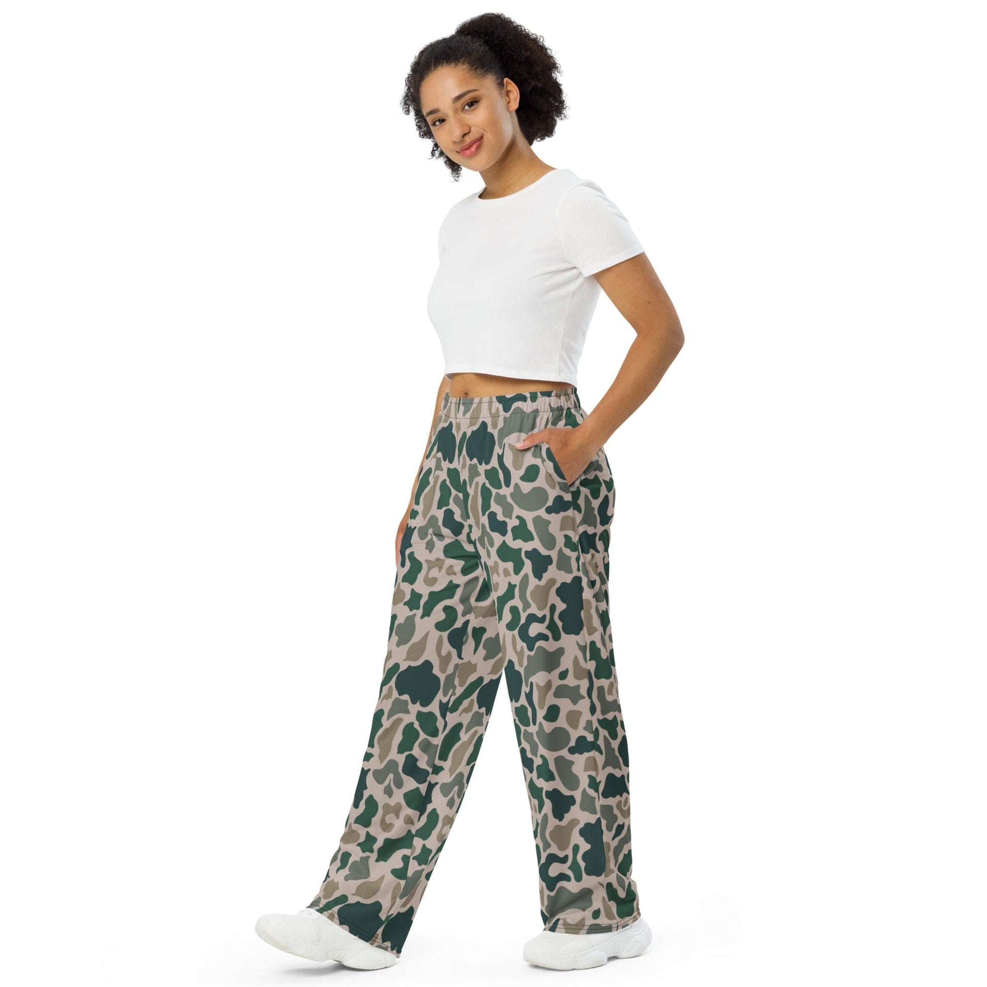 South Vietnamese Beo Gam (Duck Hunter) CAMO unisex wide-leg pants - Unisex Wide-Leg Pants