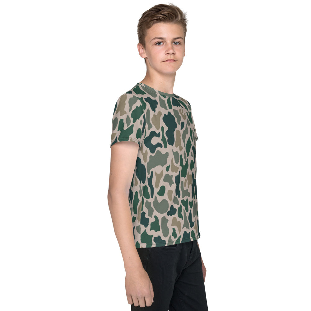 South Vietnamese Beo Gam (Duck Hunter) CAMO Youth crew neck t-shirt - Crew Neck T-shirt