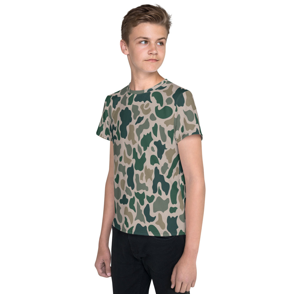 South Vietnamese Beo Gam (Duck Hunter) CAMO Youth crew neck t-shirt - Crew Neck T-shirt