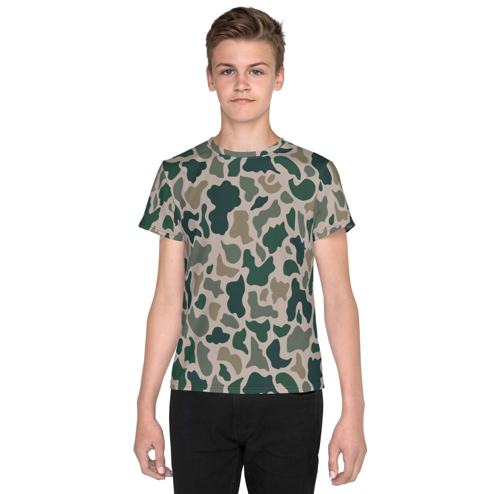 South Vietnamese Beo Gam (Duck Hunter) CAMO Youth crew neck t-shirt - 8 - Crew Neck T-shirt