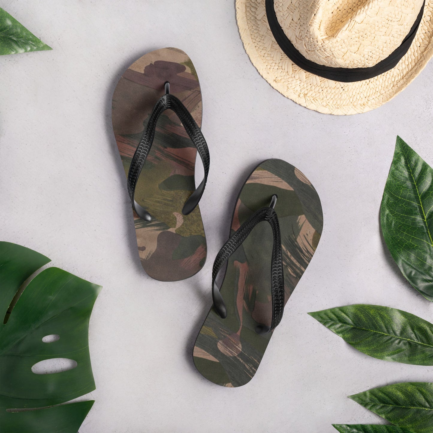 South Vietnamese DPM ARVN Airborne Brushstroke CAMO Flip-Flops