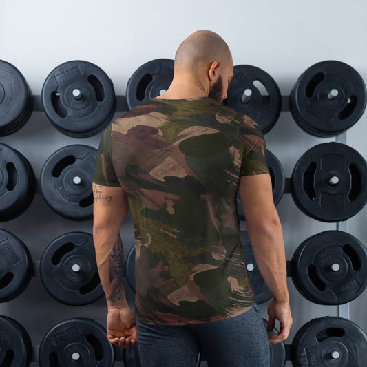South Vietnamese DPM ARVN Airborne Brushstroke CAMO Mens Athletic T-Shirt