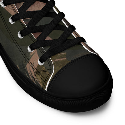 South Vietnamese DPM ARVN Airborne Brushstroke CAMO Mens High-Top Canvas Shoes