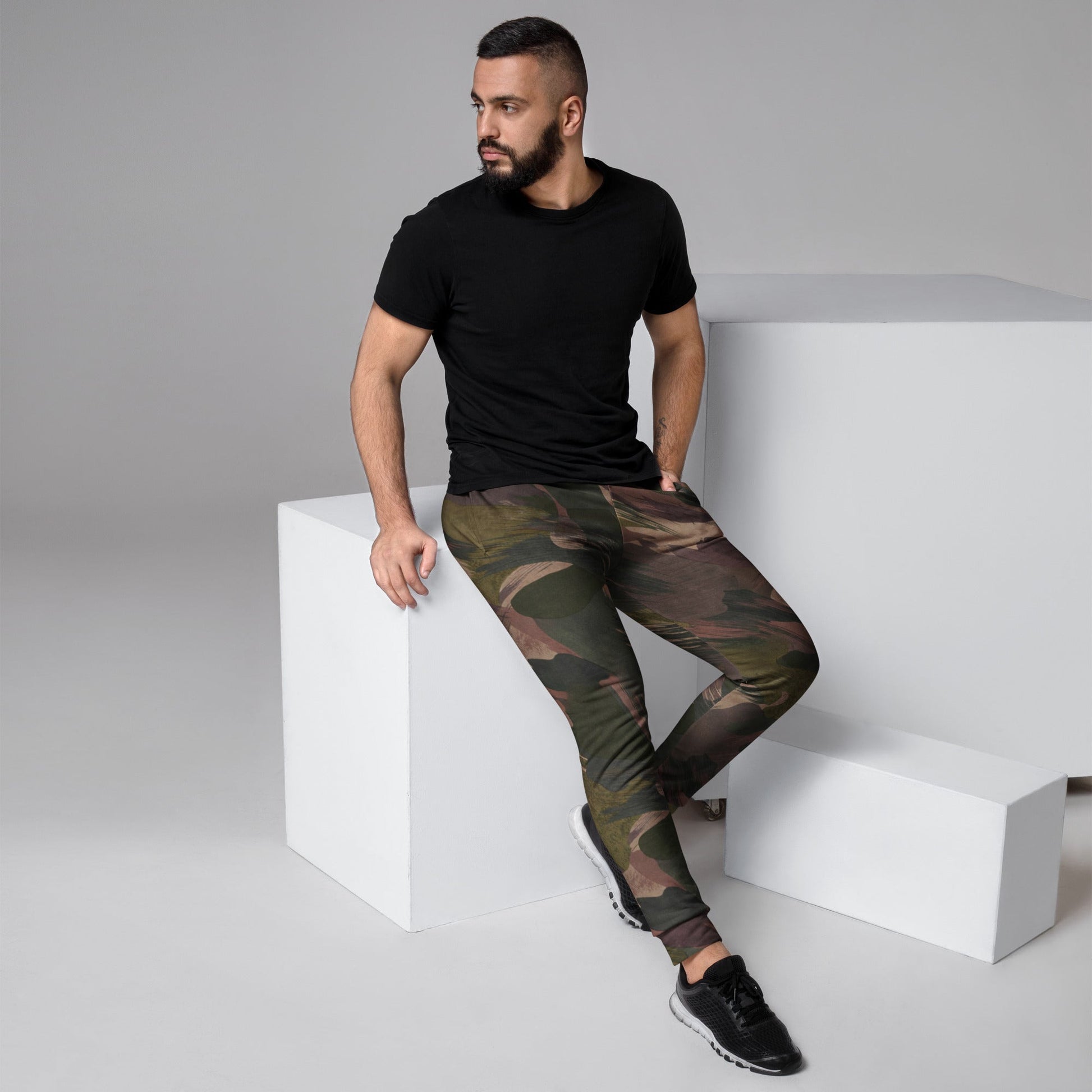 South Vietnamese DPM ARVN Airborne Brushstroke CAMO Mens Joggers - XS