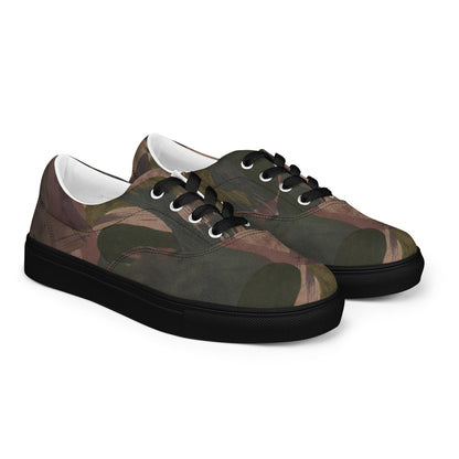 South Vietnamese DPM ARVN Airborne Brushstroke CAMO Mens Lace-Up Canvas Shoes - Lace-up
