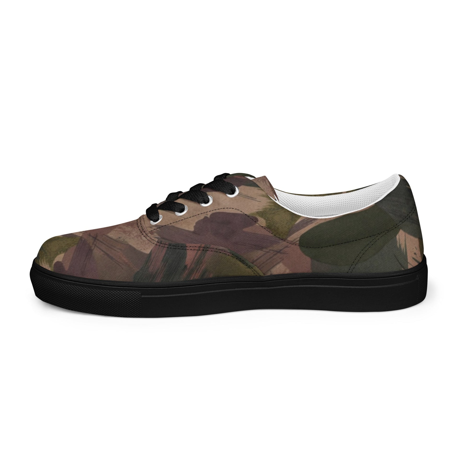 South Vietnamese DPM ARVN Airborne Brushstroke CAMO Mens Lace-Up Canvas Shoes - Lace-up