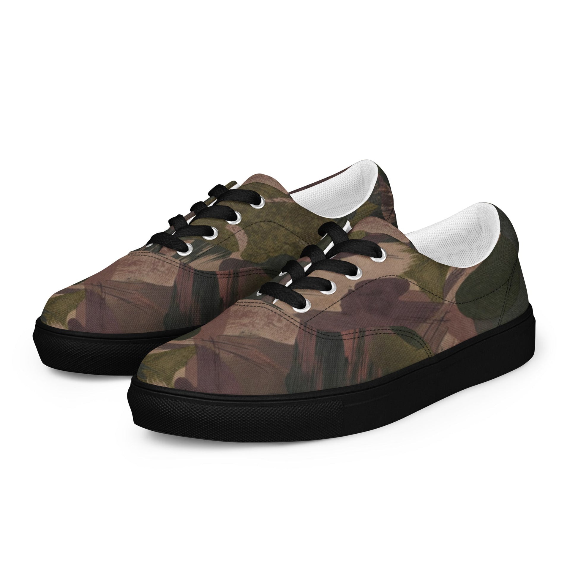 South Vietnamese DPM ARVN Airborne Brushstroke CAMO Mens Lace-Up Canvas Shoes - Lace-up