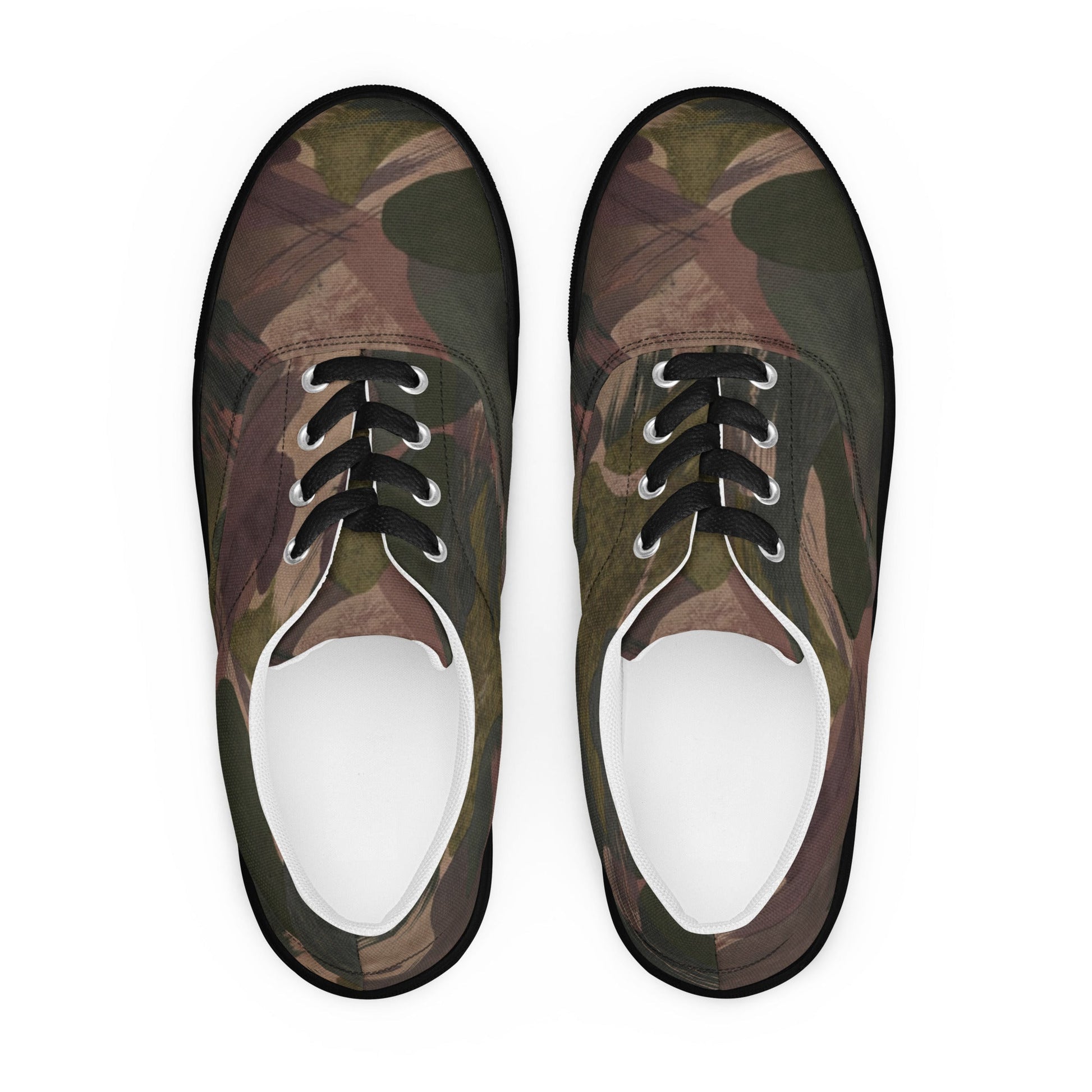 South Vietnamese DPM ARVN Airborne Brushstroke CAMO Mens Lace-Up Canvas Shoes - Lace-up