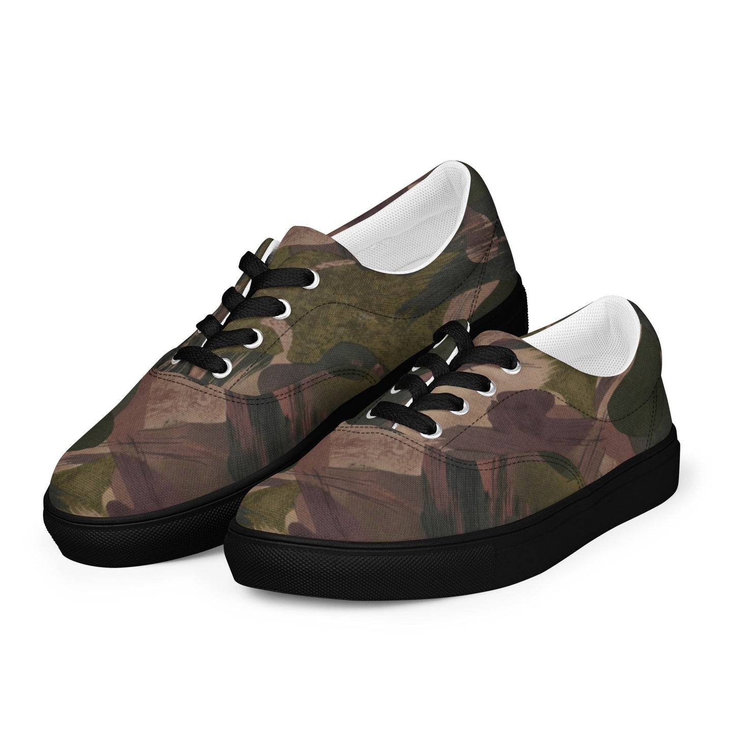 South Vietnamese DPM ARVN Airborne Brushstroke CAMO Mens Lace-Up Canvas Shoes - Lace-up