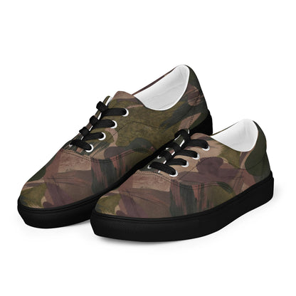 South Vietnamese DPM ARVN Airborne Brushstroke CAMO Mens Lace-Up Canvas Shoes - Lace-up