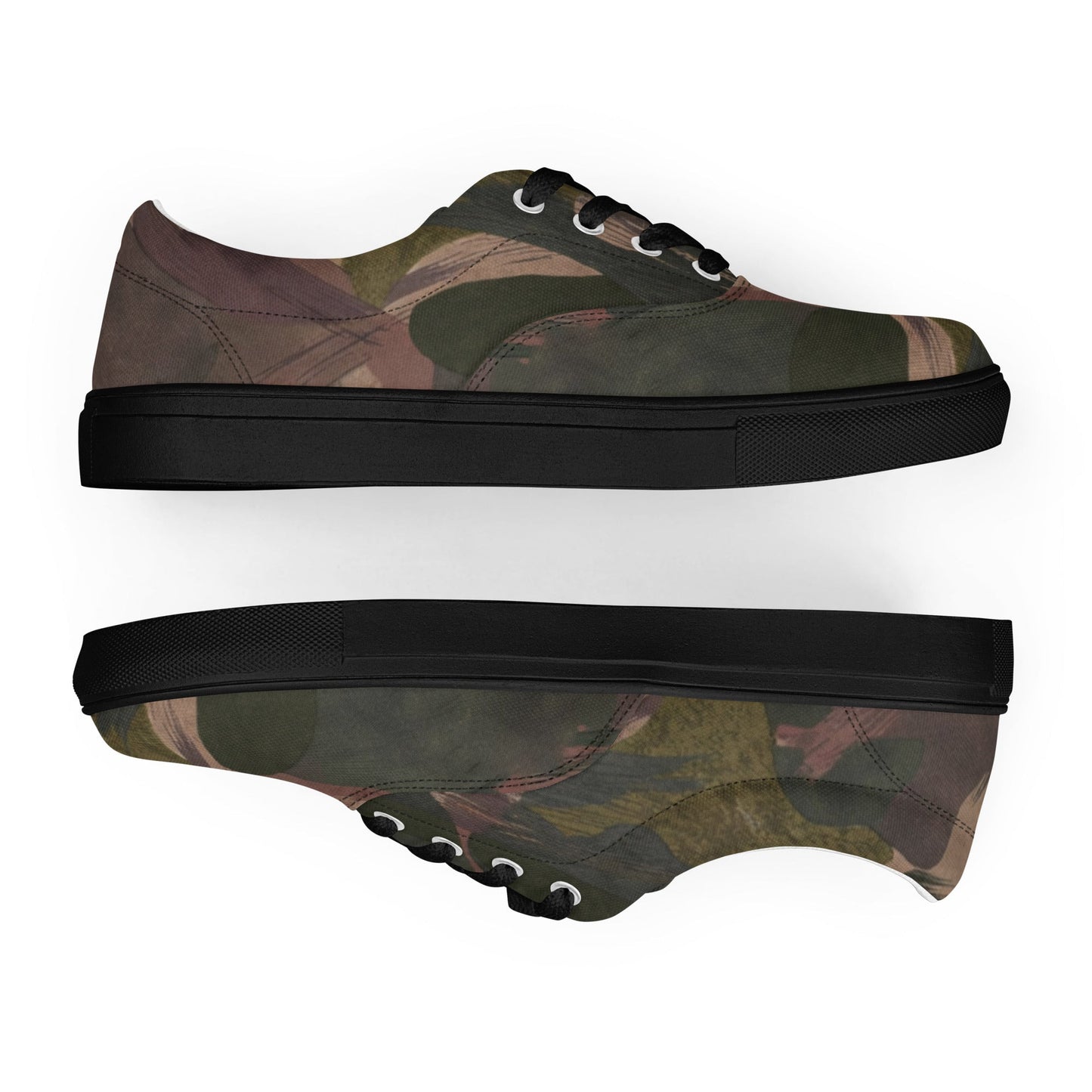 South Vietnamese DPM ARVN Airborne Brushstroke CAMO Mens Lace-Up Canvas Shoes - Lace-up