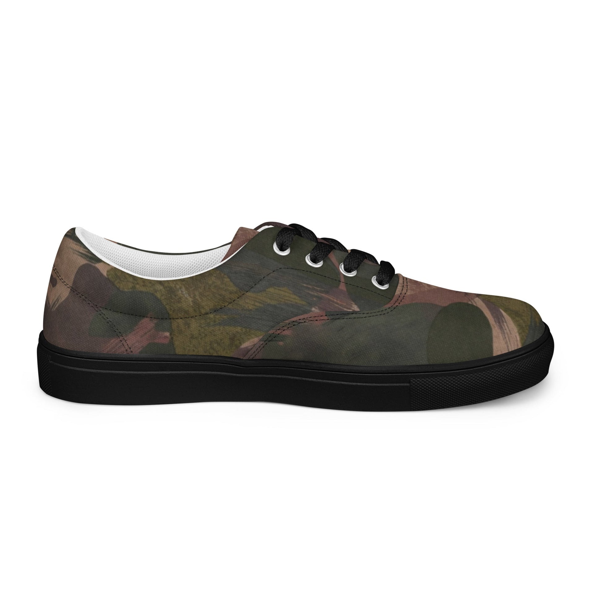 South Vietnamese DPM ARVN Airborne Brushstroke CAMO Mens Lace-Up Canvas Shoes - Lace-up