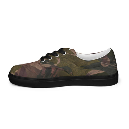 South Vietnamese DPM ARVN Airborne Brushstroke CAMO Mens Lace-Up Canvas Shoes - Lace-up