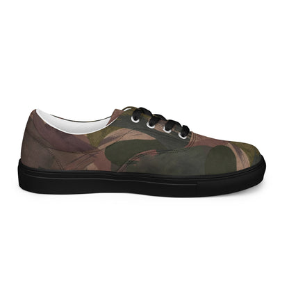 South Vietnamese DPM ARVN Airborne Brushstroke CAMO Mens Lace-Up Canvas Shoes - Lace-up