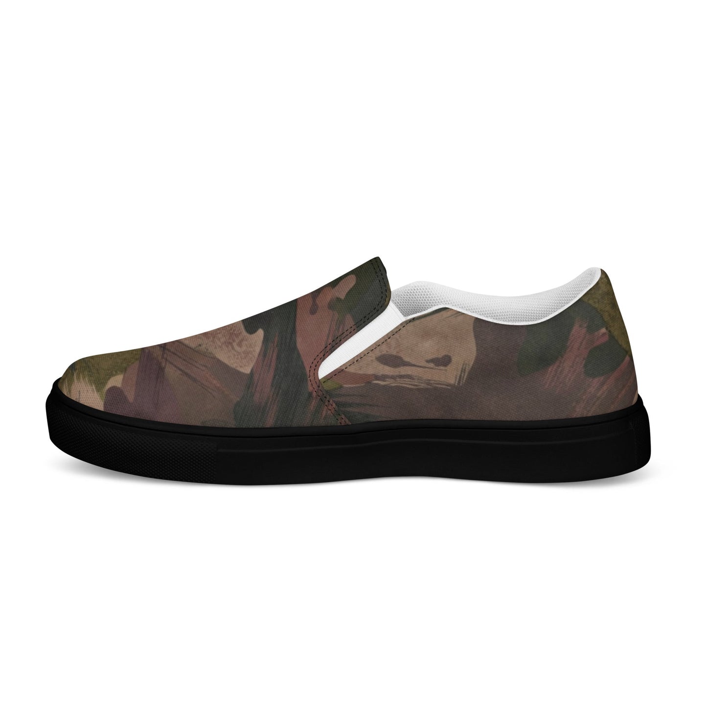 South Vietnamese DPM ARVN Airborne Brushstroke CAMO Mens Slip-On Canvas Shoes