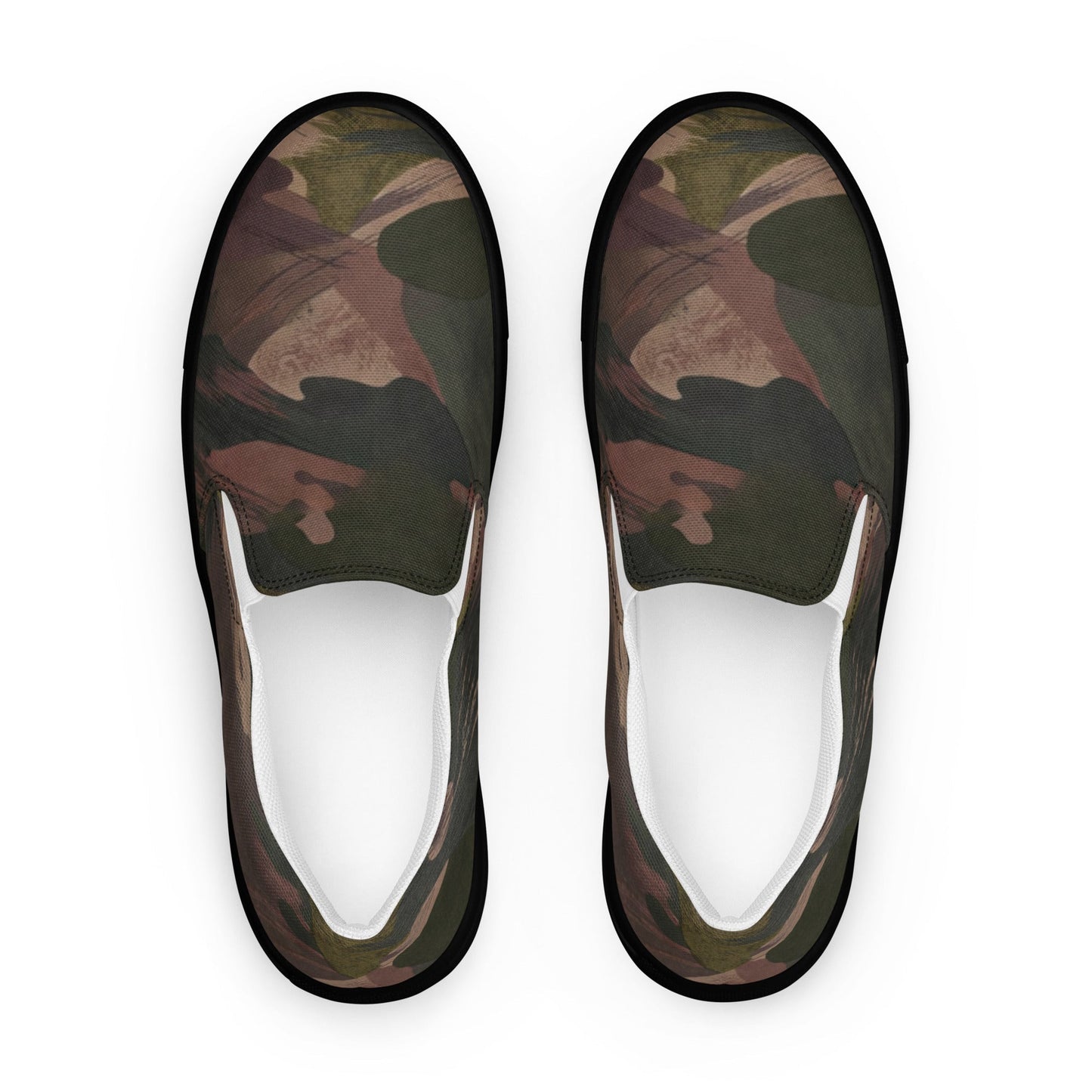 South Vietnamese DPM ARVN Airborne Brushstroke CAMO Mens Slip-On Canvas Shoes