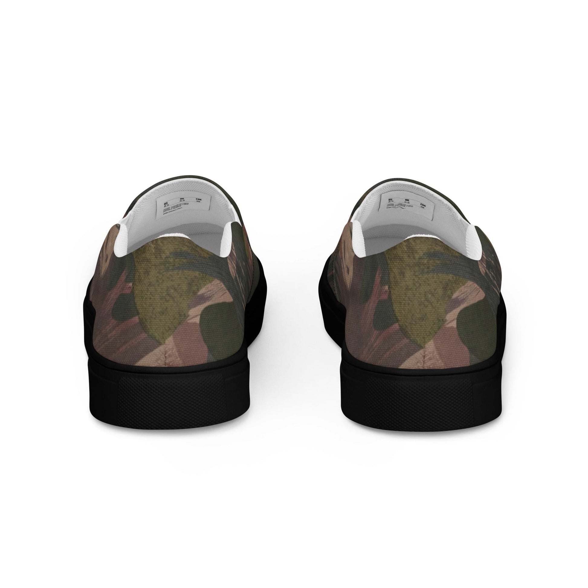 South Vietnamese DPM ARVN Airborne Brushstroke CAMO Mens Slip-On Canvas Shoes