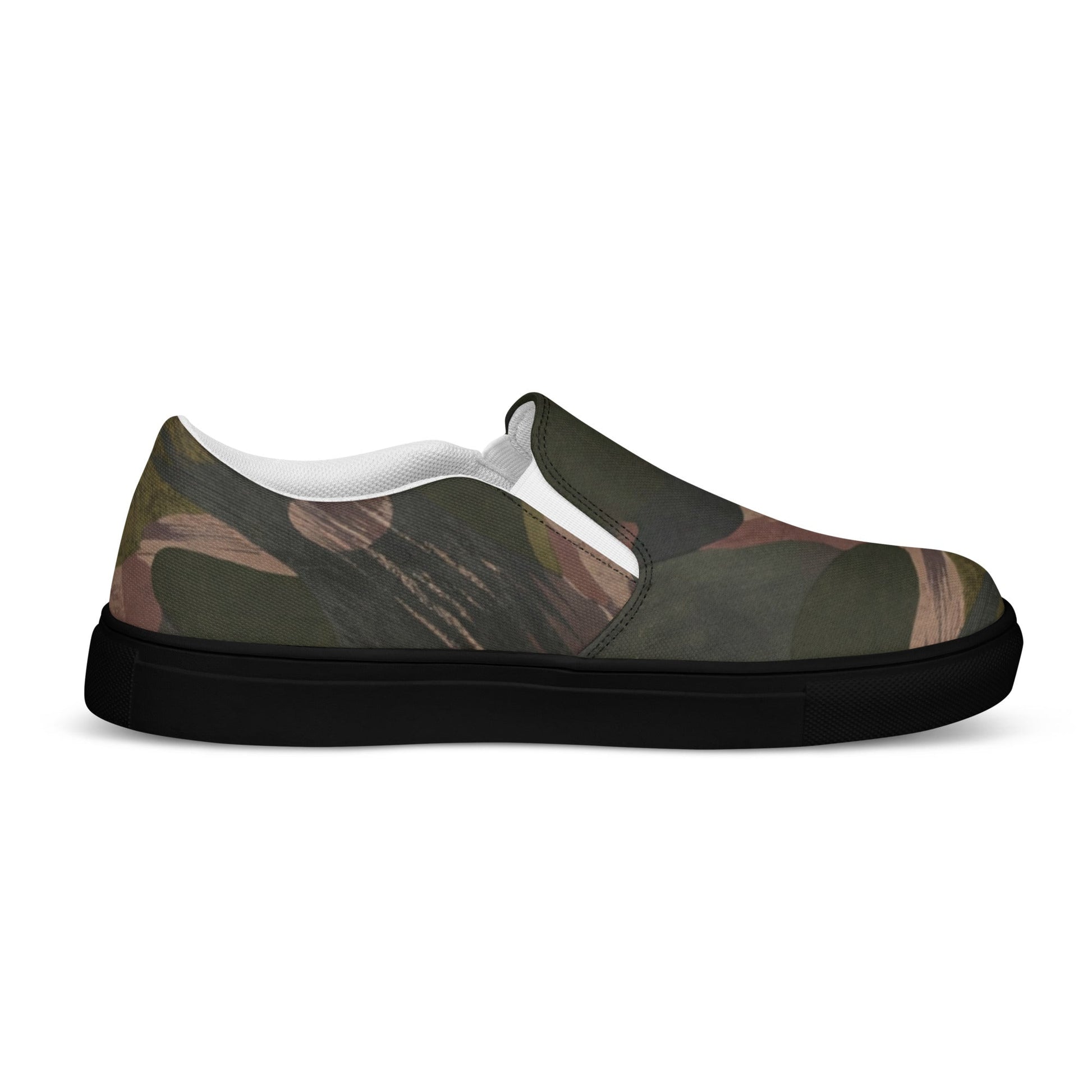 South Vietnamese DPM ARVN Airborne Brushstroke CAMO Mens Slip-On Canvas Shoes