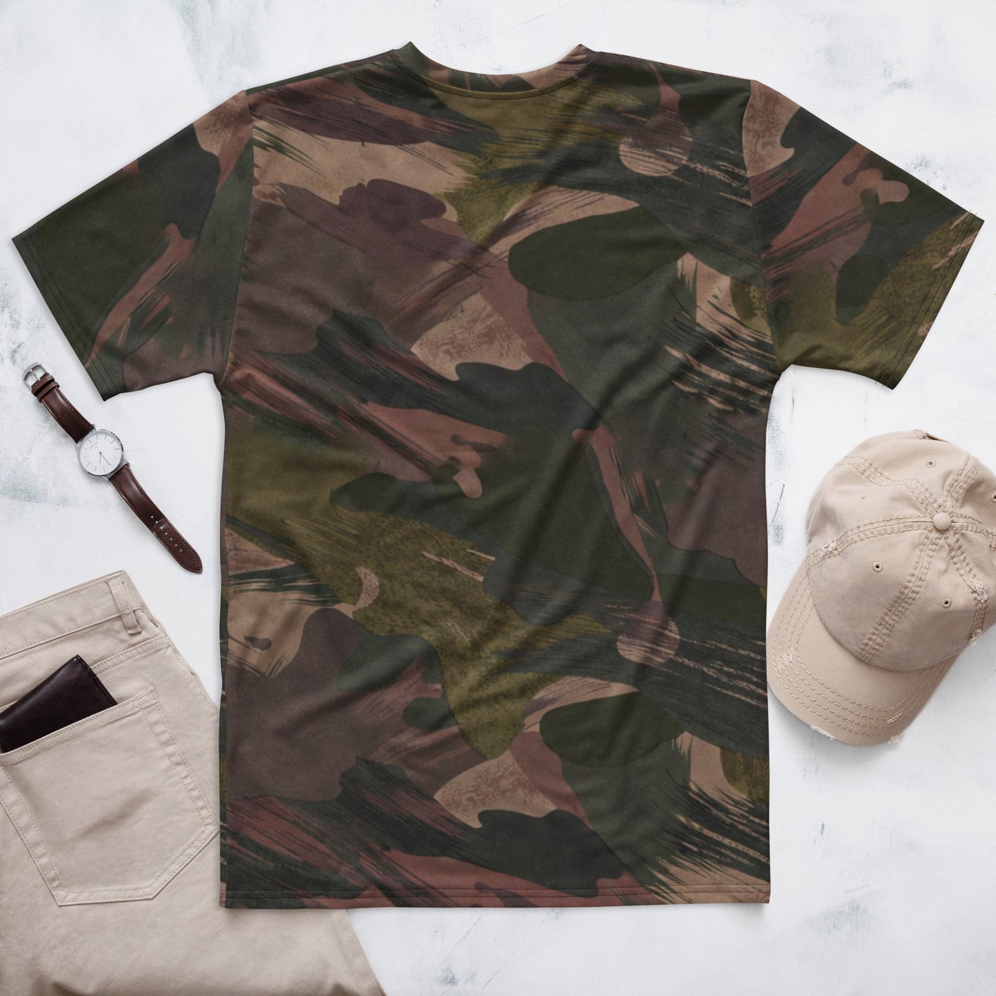 South Vietnamese DPM ARVN Airborne Brushstroke CAMO Mens T-Shirt
