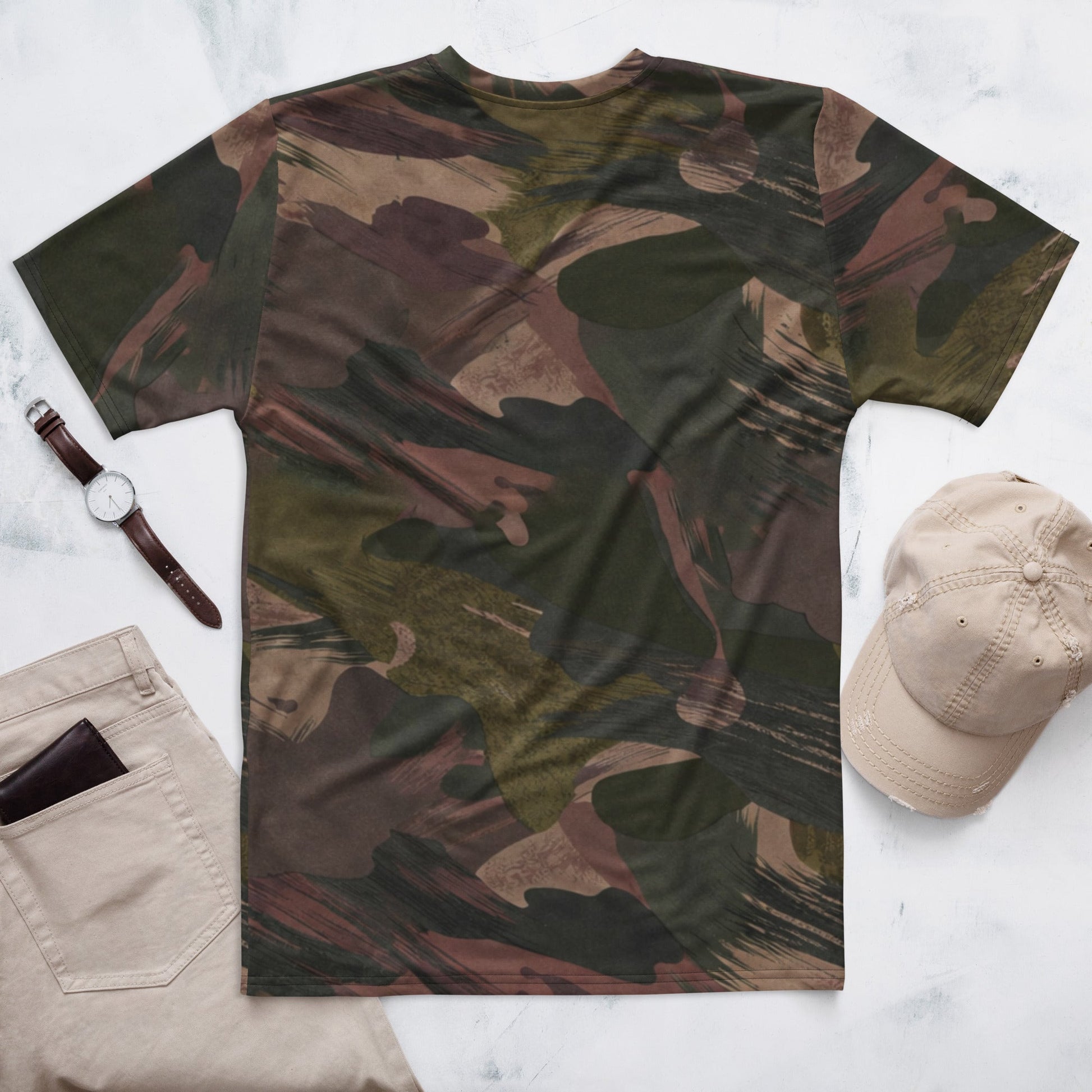South Vietnamese DPM ARVN Airborne Brushstroke CAMO Mens T-Shirt
