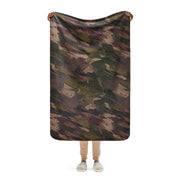 Brushstroke ARVN Airborne CAMO Sherpa Blanket - 37″×57″