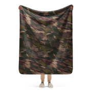 Brushstroke ARVN Airborne CAMO Sherpa Blanket - 50″×60″