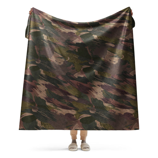 Brushstroke ARVN Airborne CAMO Sherpa Blanket - 60″×80″