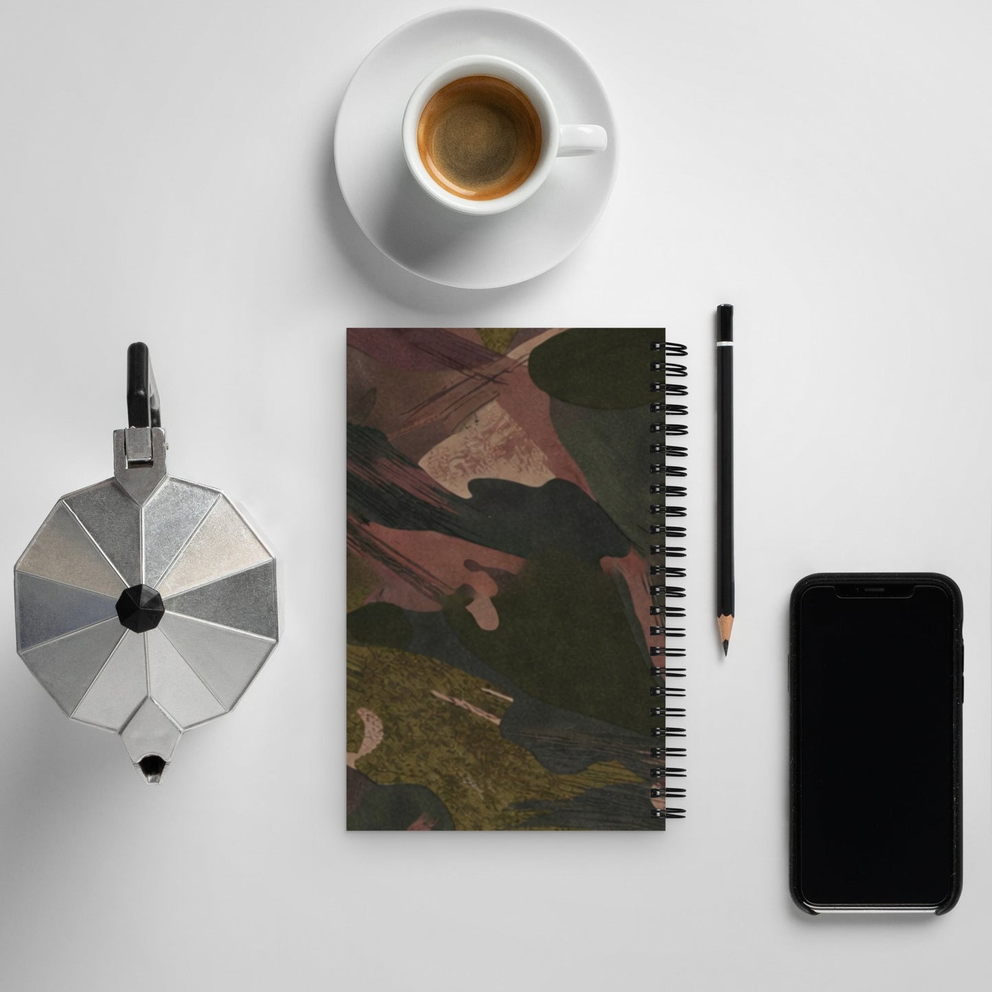 South Vietnamese DPM ARVN Airborne Brushstroke CAMO Spiral Notebook