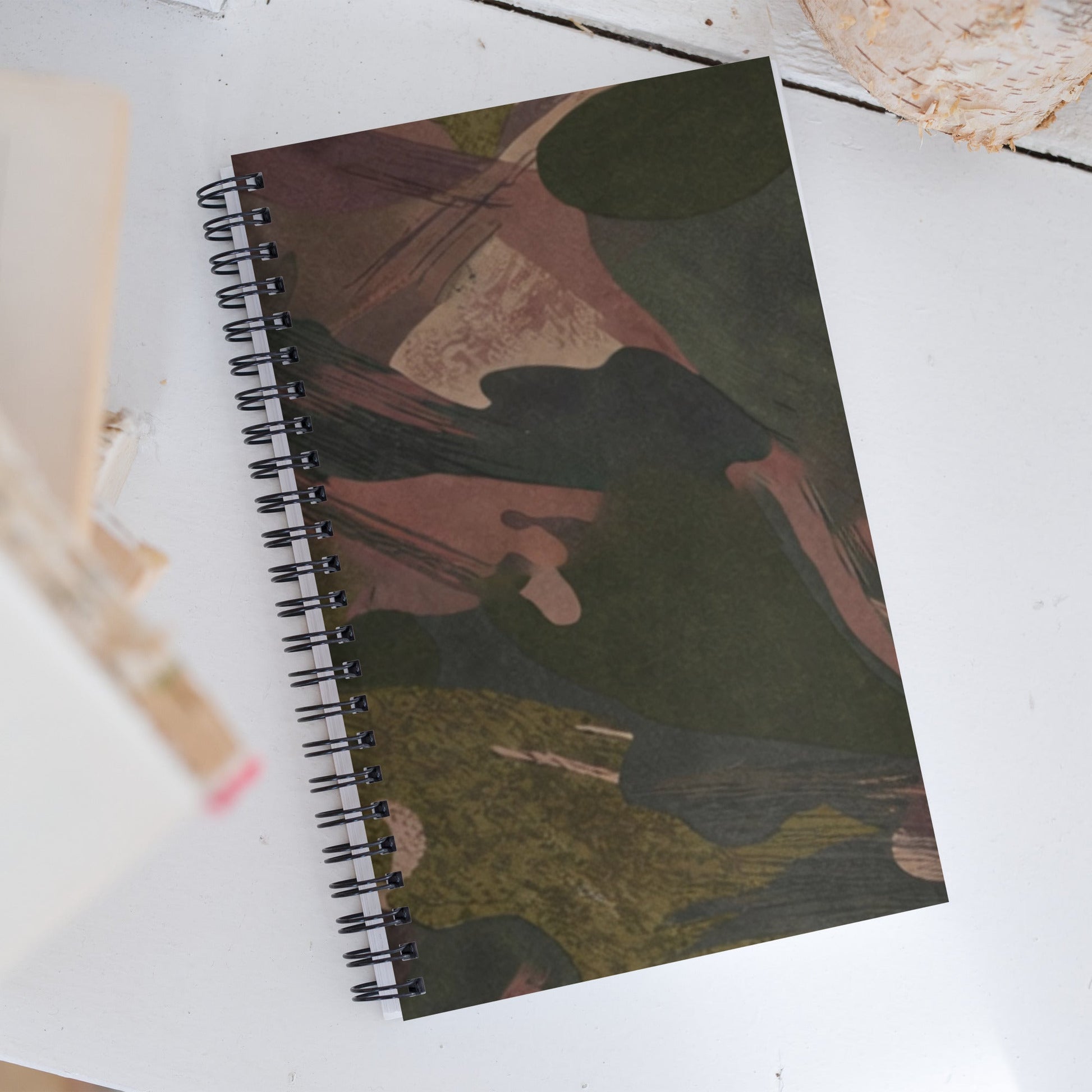 South Vietnamese DPM ARVN Airborne Brushstroke CAMO Spiral Notebook