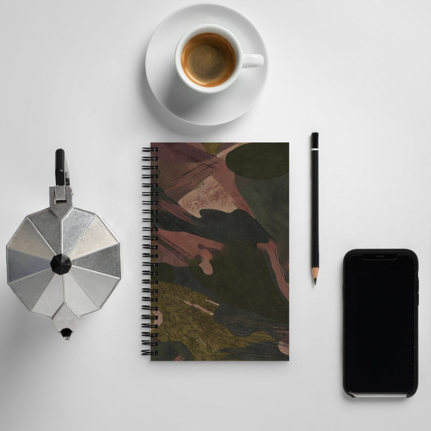 South Vietnamese DPM ARVN Airborne Brushstroke CAMO Spiral Notebook