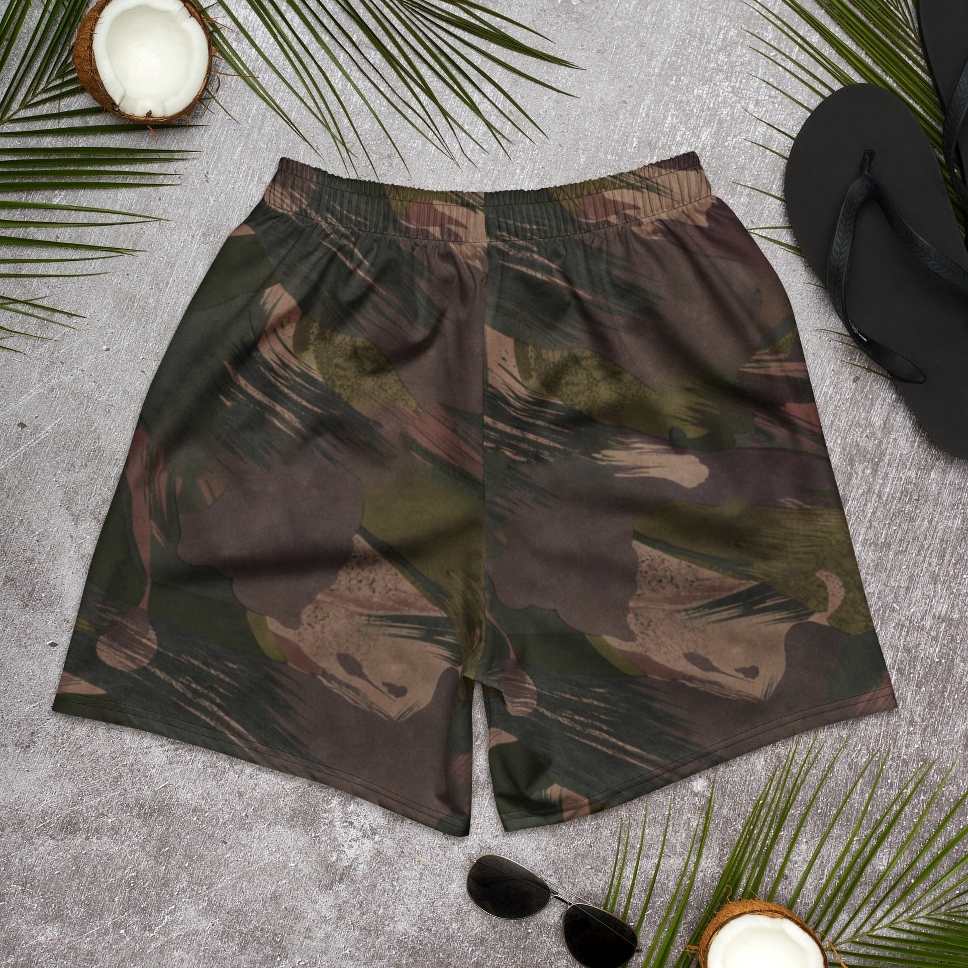 South Vietnamese DPM ARVN Airborne Brushstroke CAMO Unisex Athletic Long Shorts